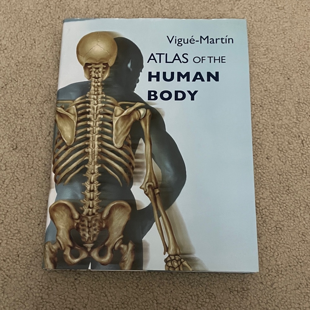 Atlas of the Human Body, full color hardcover anatomy book, excellent condition